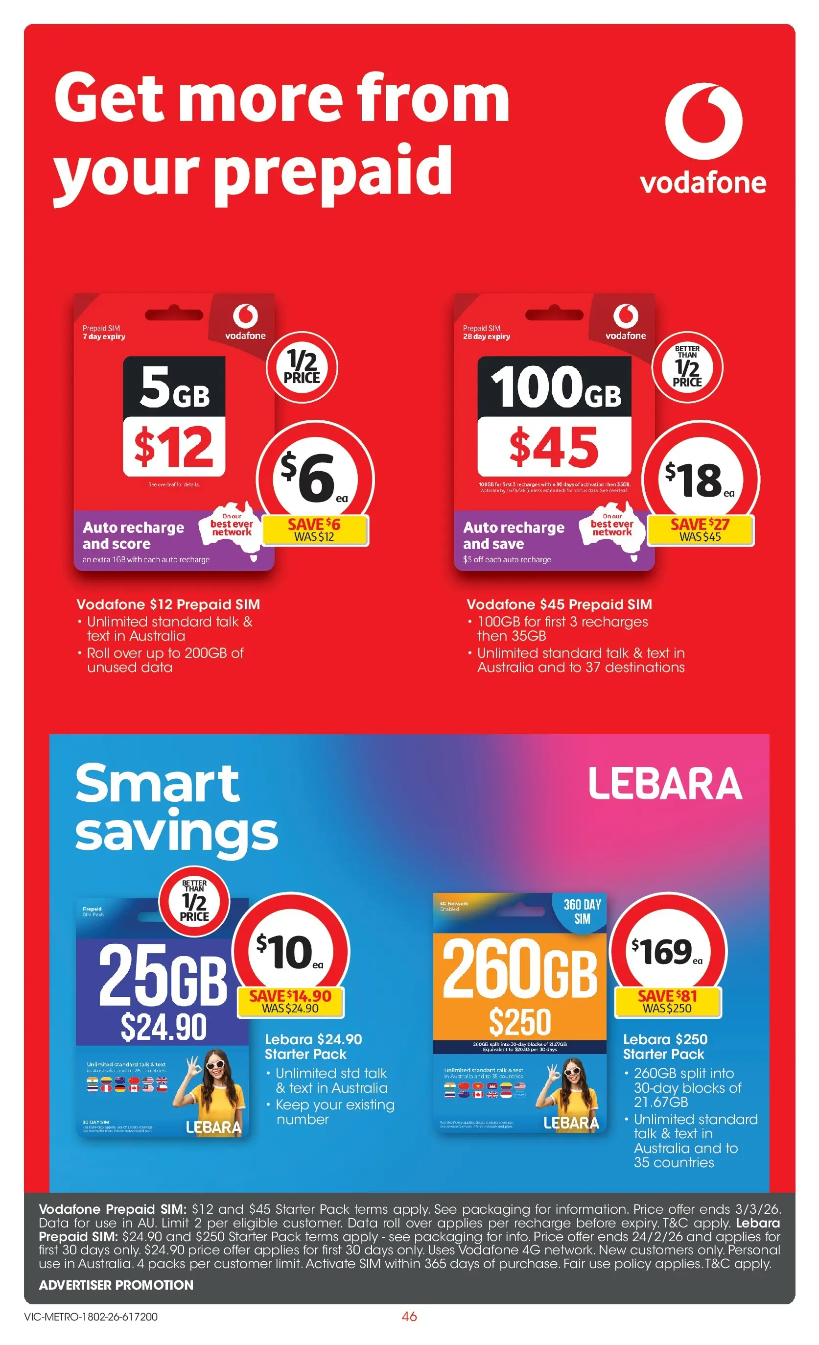 ﻿Coles catalogue valid from 18/02/2026 > Online Australia | Page: 46