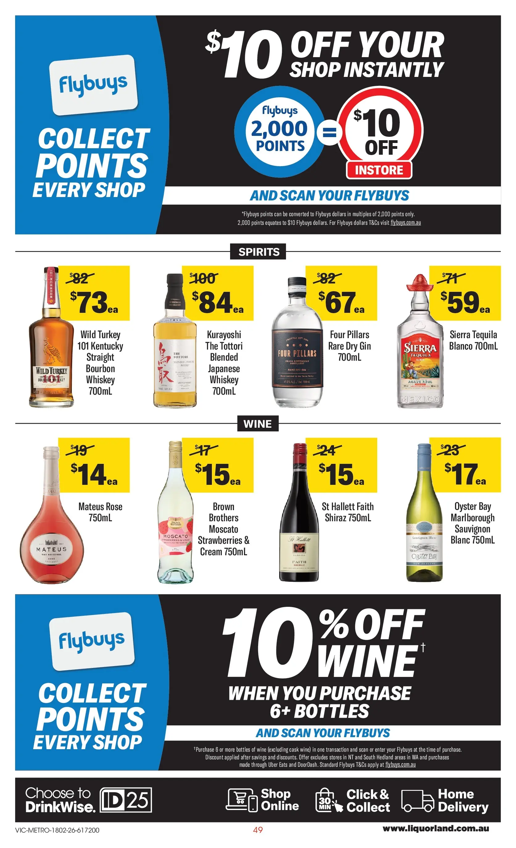 ﻿Coles catalogue valid from 18/02/2026 > Online Australia | Page: 49 | Products: Bourbon, Gin, Cream, Turkey