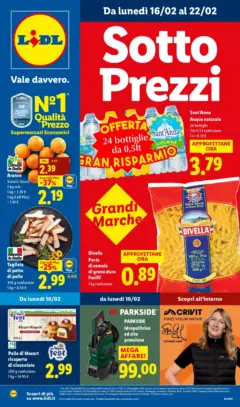 Anteprima del volantino Volantino Lidl	 valido a partire dal 16.02.2026
