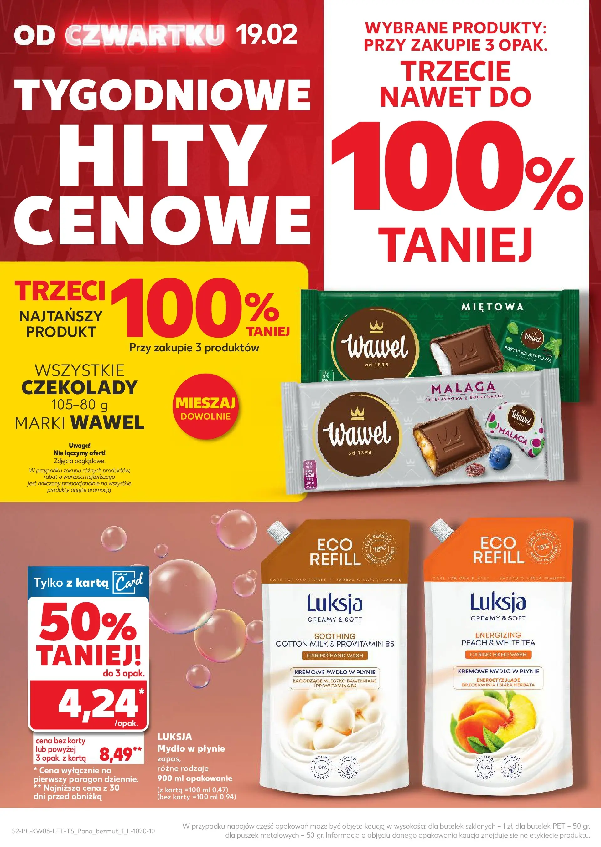 Kaufland gazetka od 19.02.2026 - od jutra PDF | Strona: 2 | Produkty: Karta, Czekolady, Mydło w płynie, Herbata