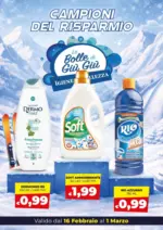 Le Bolle di Gi&ugrave; Gi&ugrave; Campioni del risparmio - al 01.03.2026