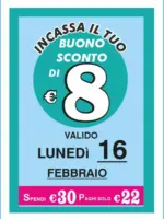 EUROSHOP Monopoli Buono sconto di 8 euro - al 16.02.2026