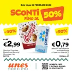 Unes Sconti fino al 50% - al 26.02.2026