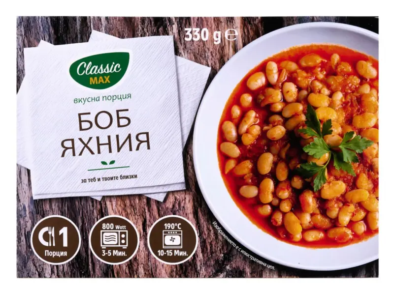 CLASSIC MAX Боб яхния 330 г