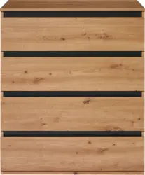 Liv&Bo Скрин с 4 чекмеджета 80 x 101,5 x 48 см