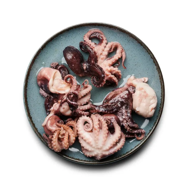 Бейби октоподи мариновани