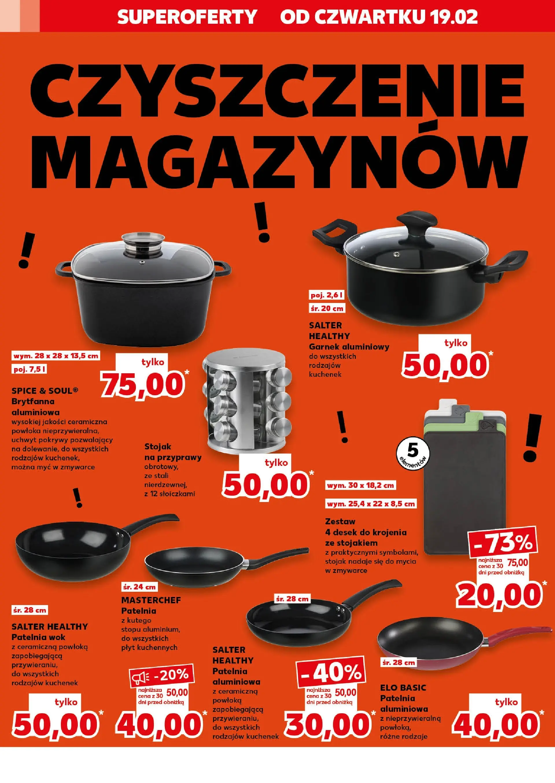 Kaufland gazetka - Mega okazje od 19.02.2026 - od jutra PDF | Strona: 4 | Produkty: Garnek, Patelnia wok, Patelnia, Przyprawy