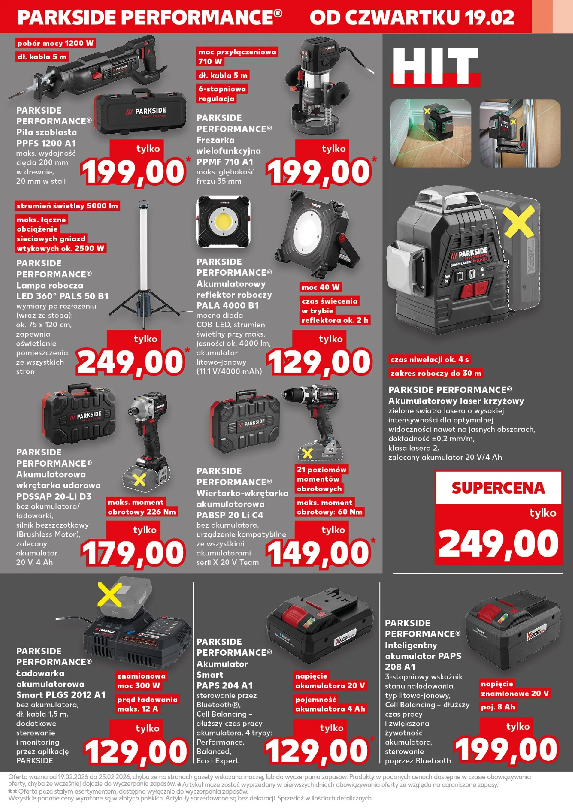 Kaufland gazetka - Mega okazje od 19.02.2026 - od jutra PDF | Strona: 7 | Produkty: Ładowarka, Lampa, Laser krzyżowy