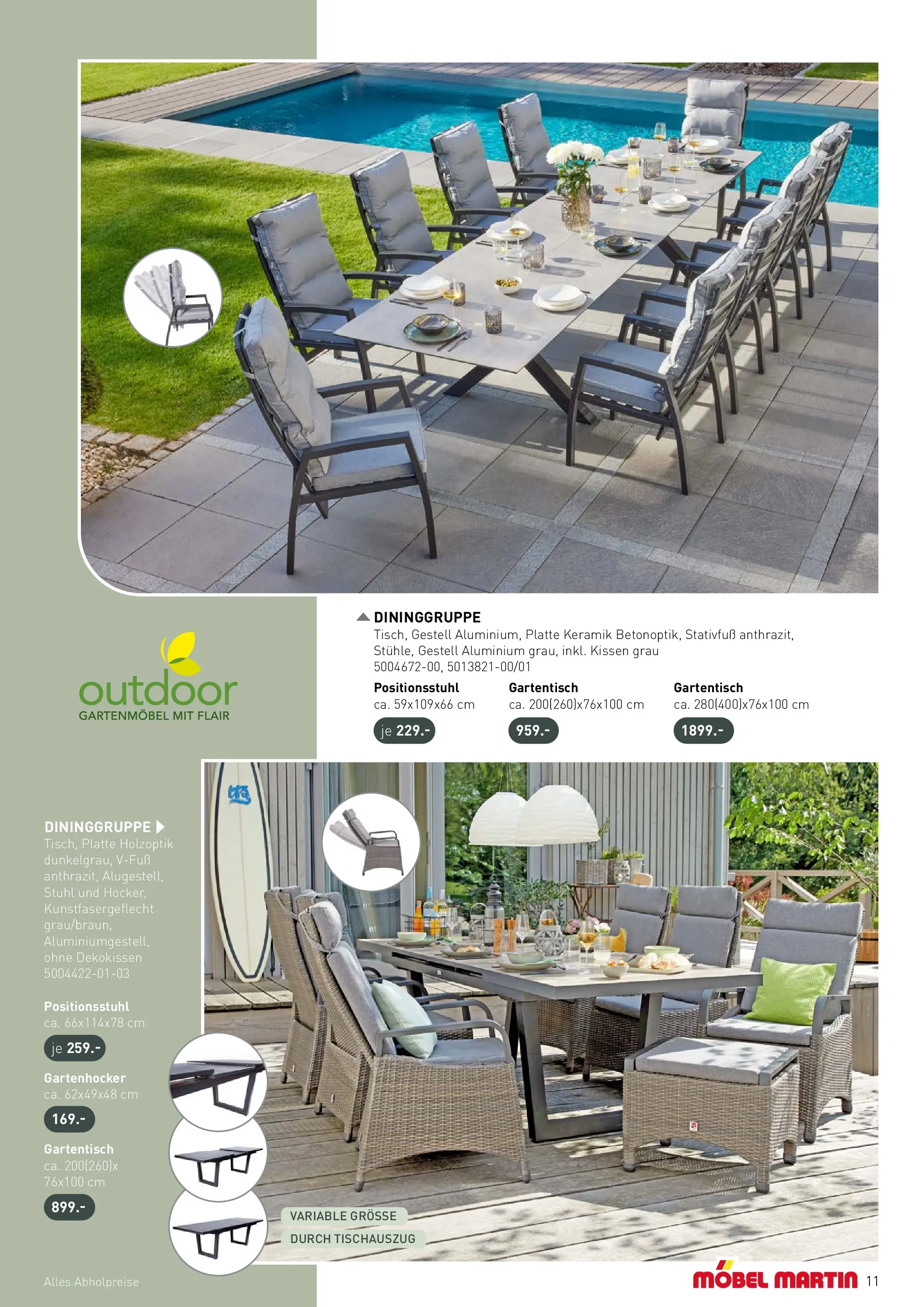 Möbel Martin Wochenangebote (ab 02.03.2026) zum Blättern | Seite: 11 | Produkte: Kissen, Stuhl, Gartenmöbel