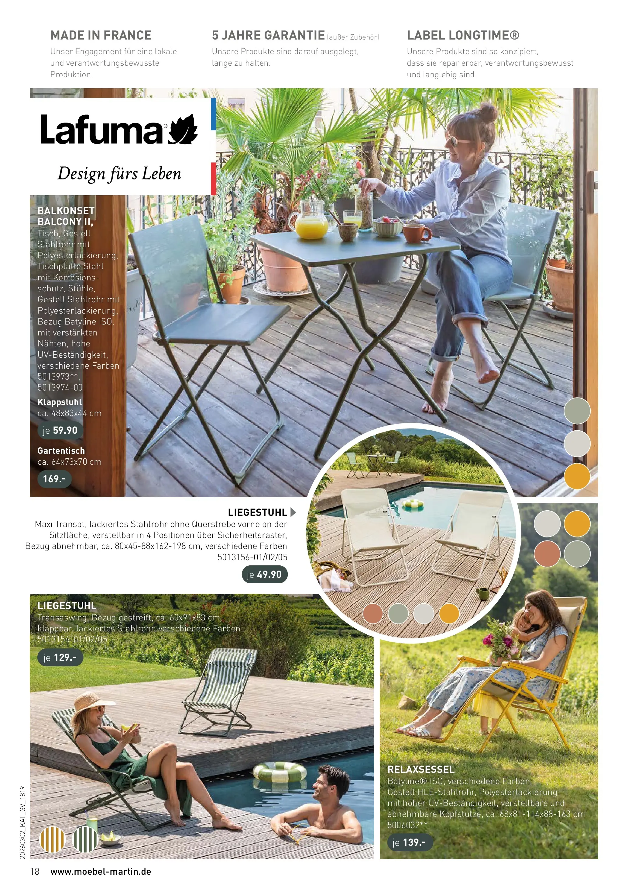Möbel Martin Wochenangebote (ab 02.03.2026) zum Blättern | Seite: 18 | Produkte: Relaxsessel, Liegestuhl