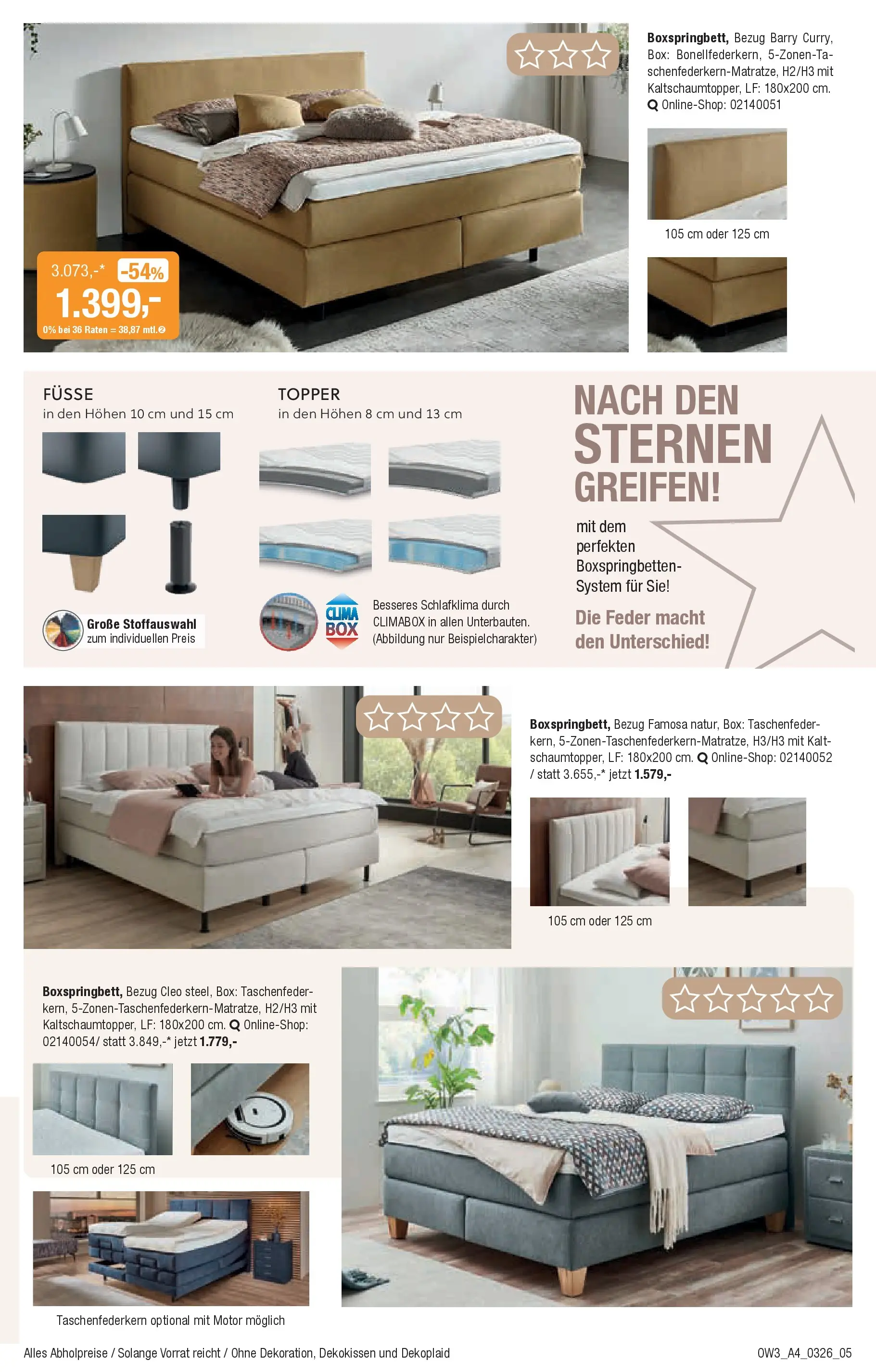 Angebote - Traumhaft schlafen (ab 25.02.2026) zum Blättern | Seite: 5 | Produkte: Topper, Box