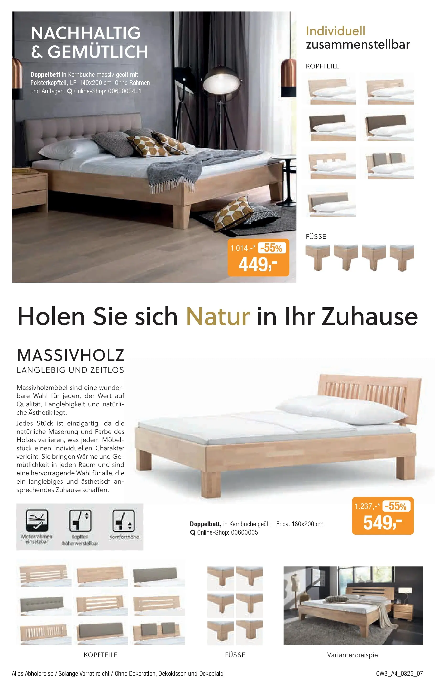 Angebote - Traumhaft schlafen (ab 25.02.2026) zum Blättern | Seite: 7 | Produkte: Doppelbett