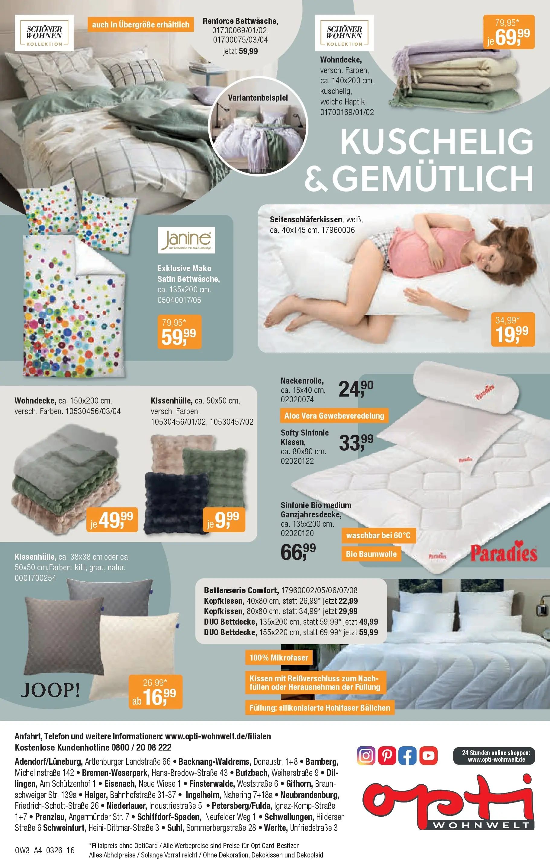 Angebote - Traumhaft schlafen (ab 25.02.2026) zum Blättern | Seite: 16 | Produkte: Kissen, Telefon