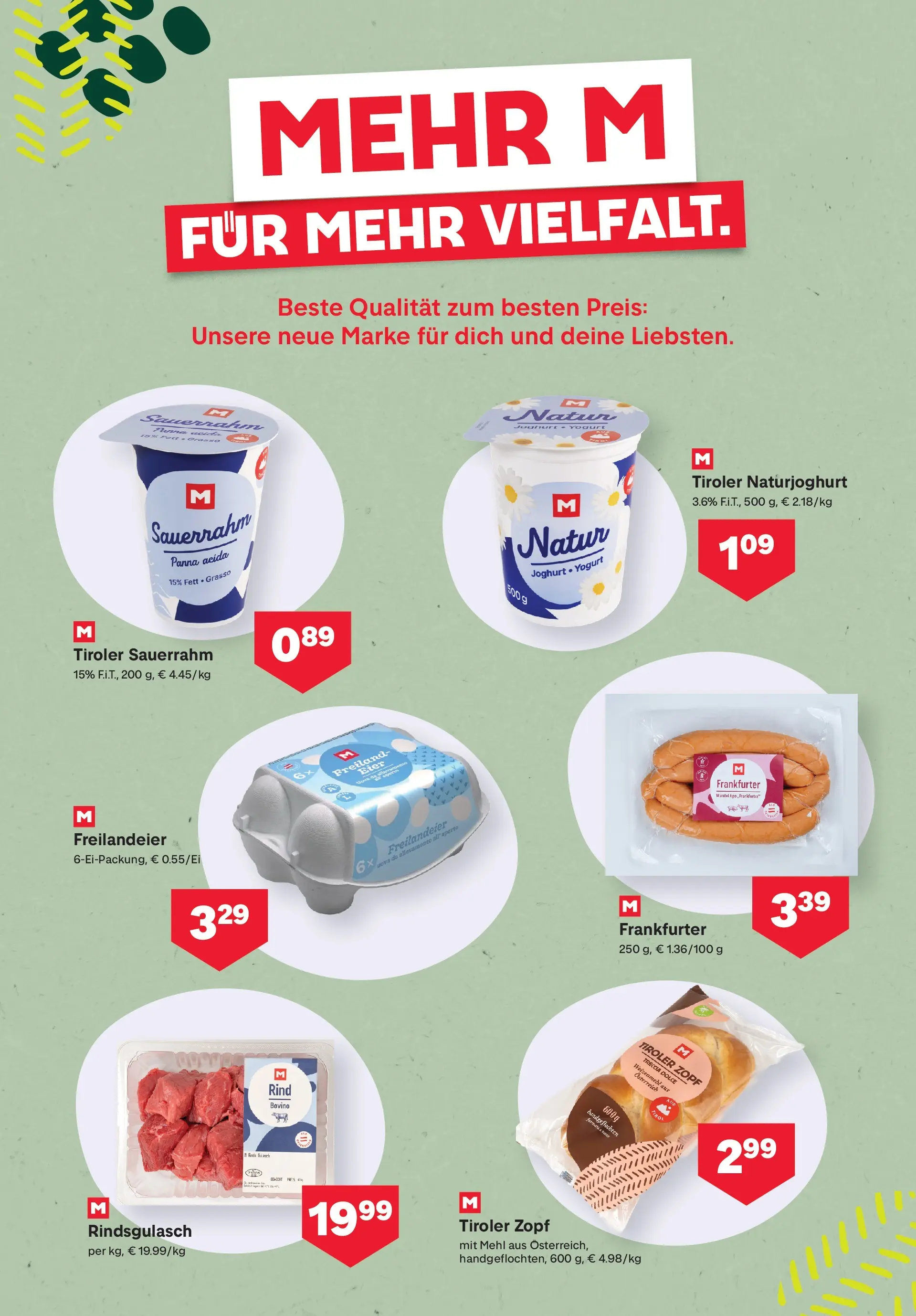 MPREIS Pfunds von 26.02.2026 - Aktuelle Angebote | Seite: 6 | Produkte: Joghurt, Eier, Sauerrahm
