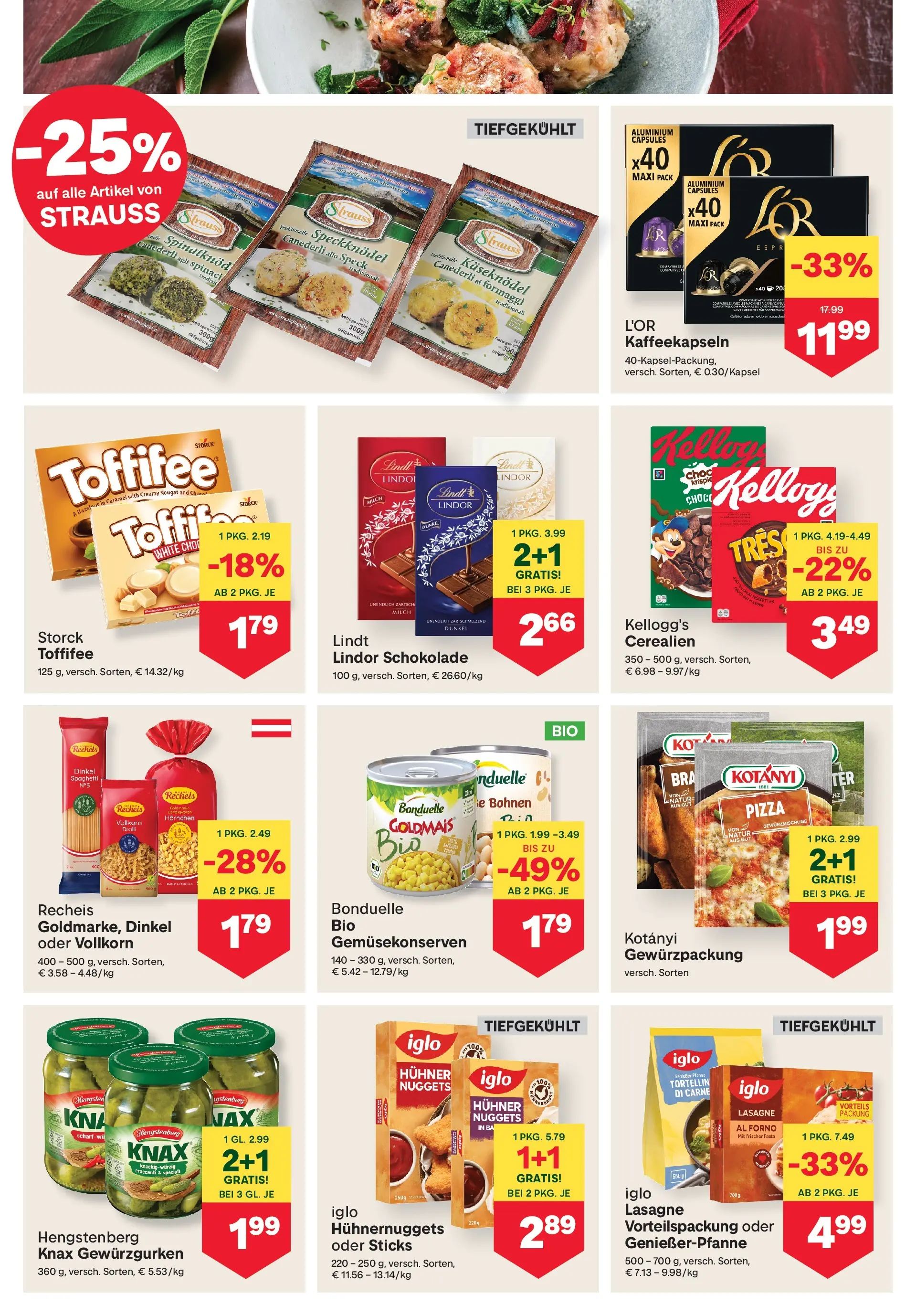 MPREIS Pfunds von 26.02.2026 - Aktuelle Angebote | Seite: 8 | Produkte: Milch, Hajdina liszt, Schokolade, Pizza