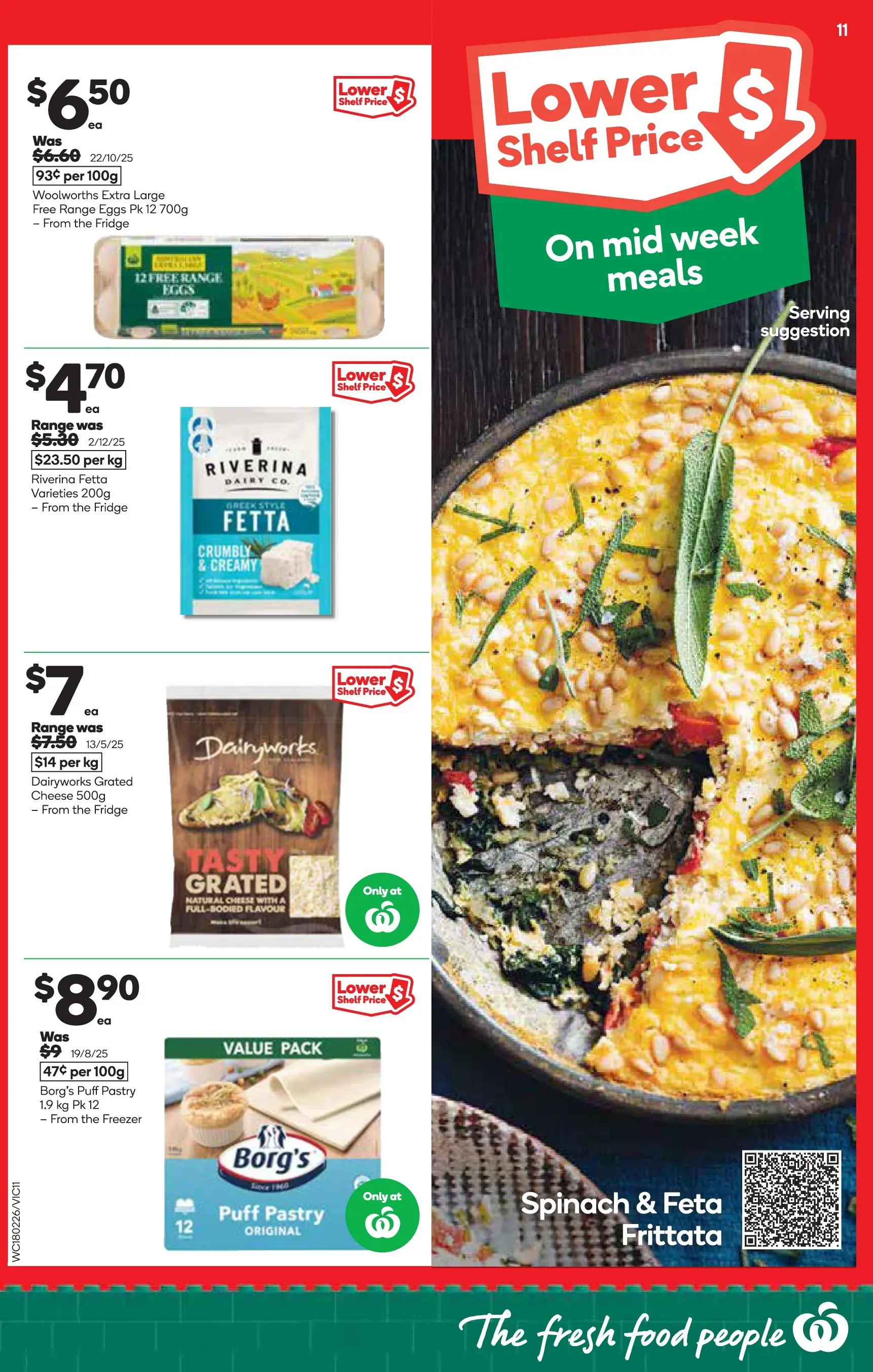 Deals - Weekly Catalogue 18th February - 17/02/2026 > weekly / monthly specials | Page: 11 | Products: Dairy, Cheese, Pastry, Freezer