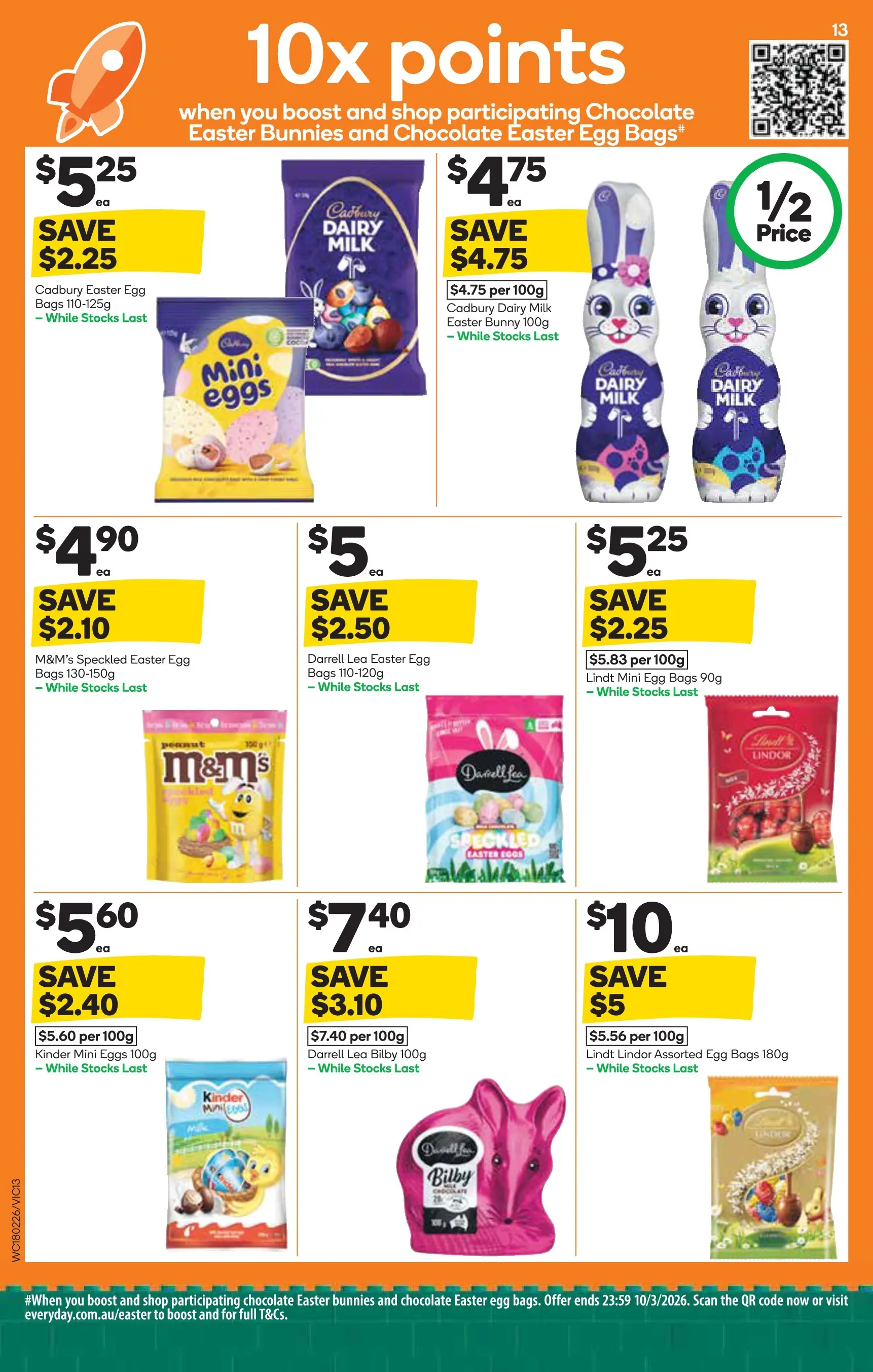 Deals - Weekly Catalogue 18th February - 17/02/2026 > weekly / monthly specials | Page: 13 | Products: Milk, Dairy, Eggs, Chocolate