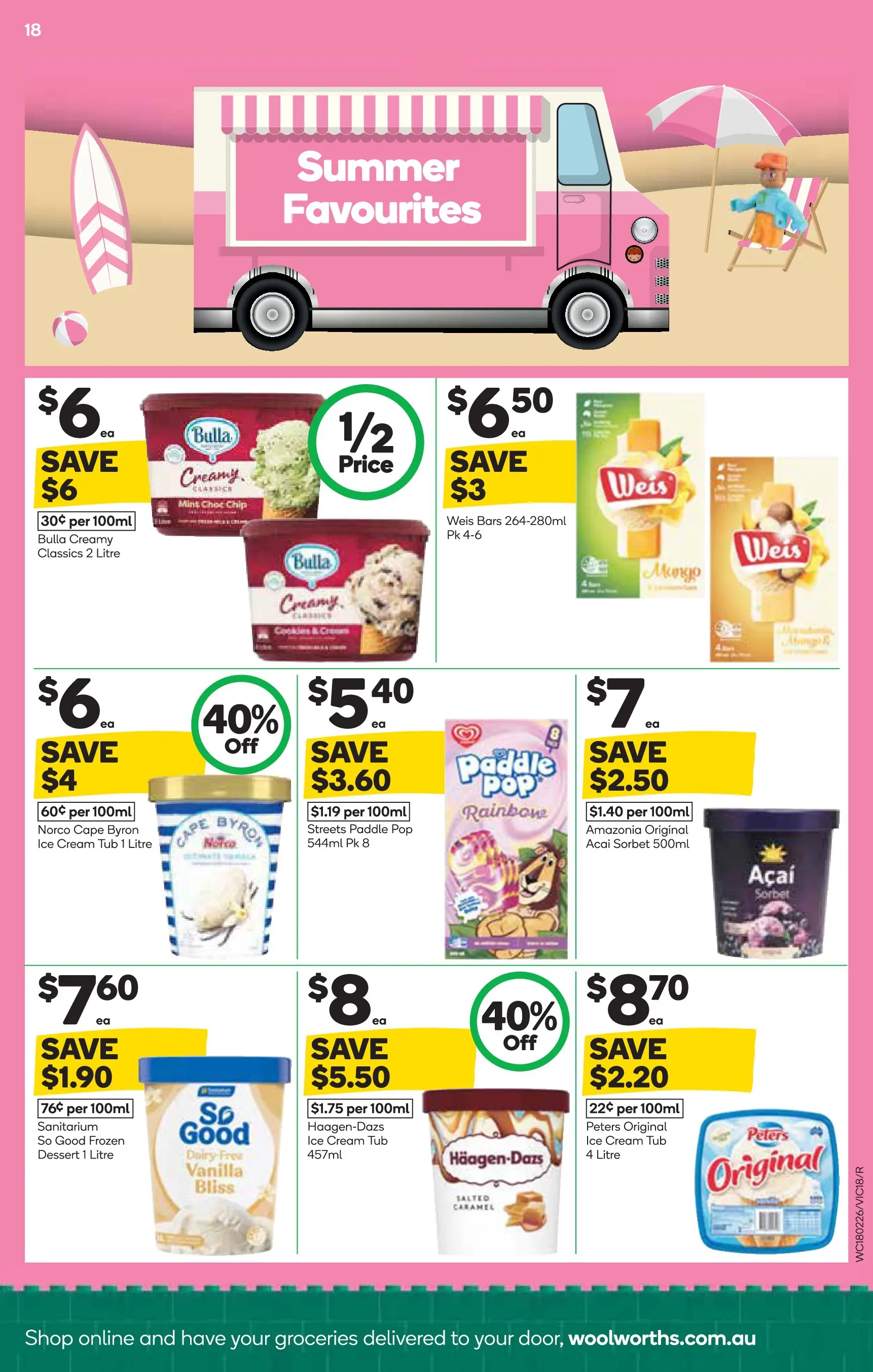 Deals - Weekly Catalogue 18th February - 17/02/2026 > weekly / monthly specials | Page: 18 | Products: Dairy, Cream, Ice cream, Mango