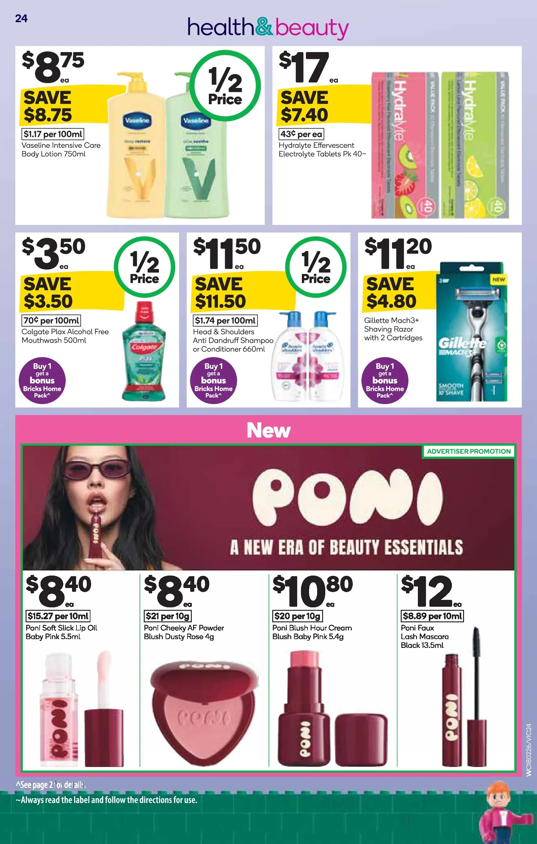 Deals - Weekly Catalogue 18th February - 17/02/2026 > weekly / monthly specials | Page: 24 | Products: Mascara, Conditioner, Razor, Body lotion