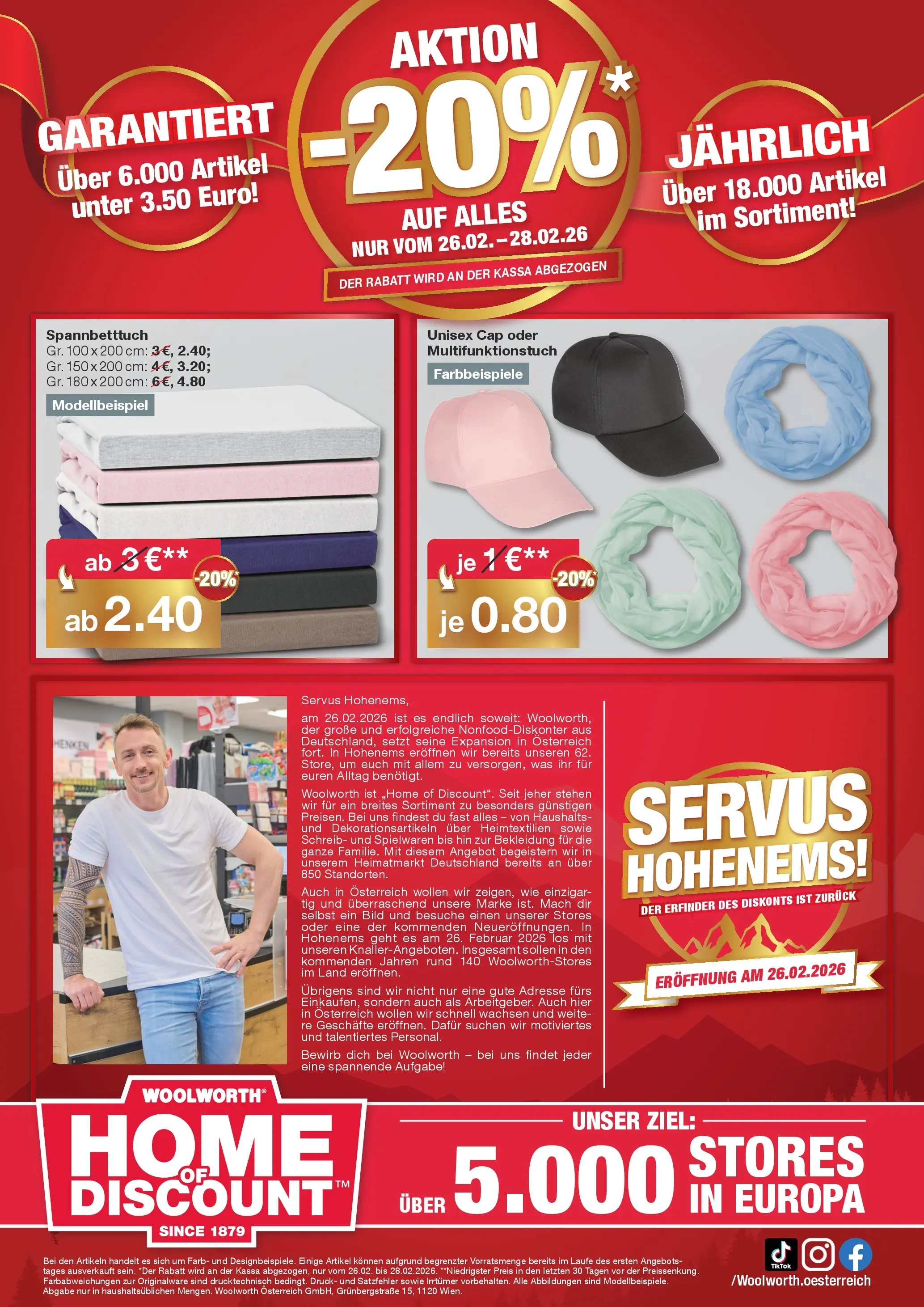 Woolworth - Woolworth: Servus Hohenems! von 21.02.2026 - Aktuelle Angebote | Seite: 8 | Produkte: Bekleidung
