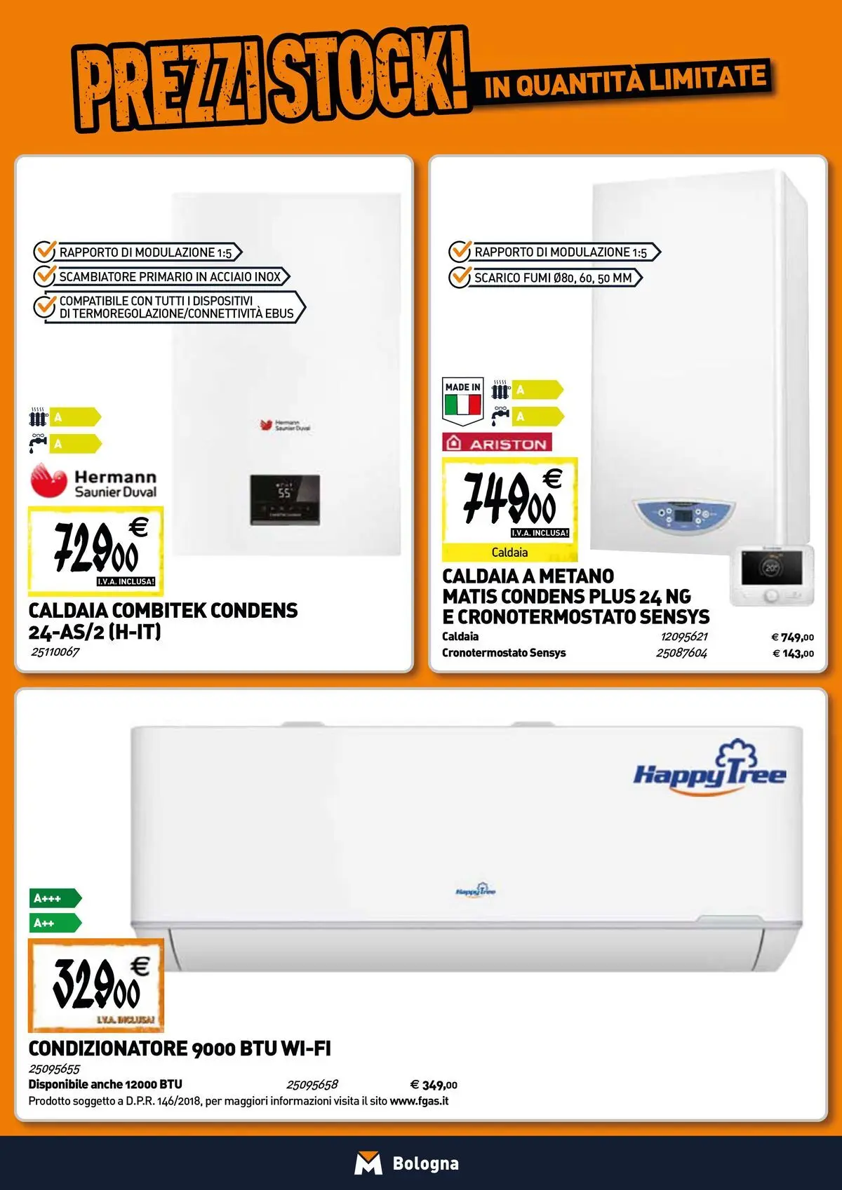 Nuovo Tecnomat catalogo Bologna dal 19/02/2026 > offerte anteprima 🛍️ | Pagina: 8 | Prodotti: Caldaia, Condizionatore