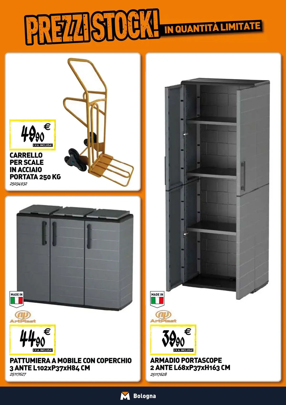 Nuovo Tecnomat catalogo Bologna dal 19/02/2026 > offerte anteprima 🛍️ | Pagina: 18 | Prodotti: Mobile, Carrello, Pattumiera, Armadio