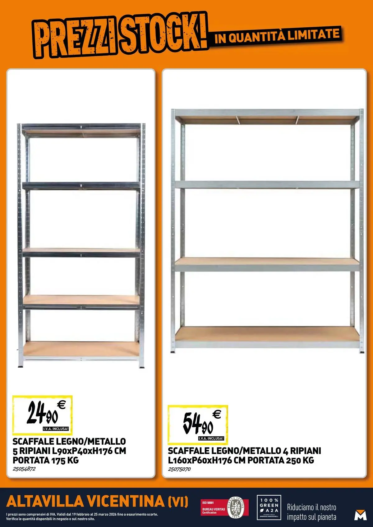 Nuovo TECNOMAT - Straordinari prezzi stock! dal 19/02/2026 > offerte anteprima 🛍️ | Pagina: 20 | Prodotti: Scaffale