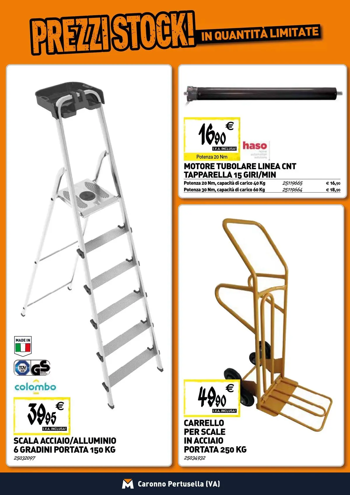 Nuovo TECNOMAT - Straordinari prezzi stock! dal 19/02/2026 > offerte anteprima 🛍️ | Pagina: 18 | Prodotti: Carrello, Scala