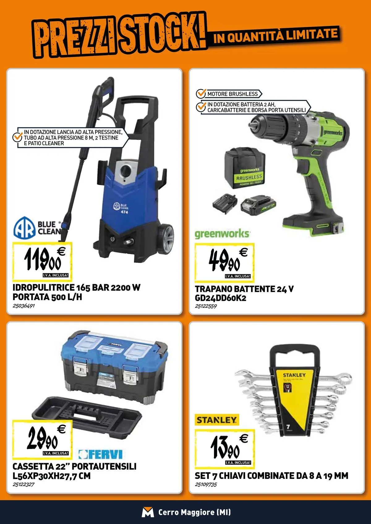Nuovo TECNOMAT - Straordinari prezzi stock! dal 19/02/2026 > offerte anteprima 🛍️ | Pagina: 15 | Prodotti: Tubo, Trapano, Batteria, Caricabatterie