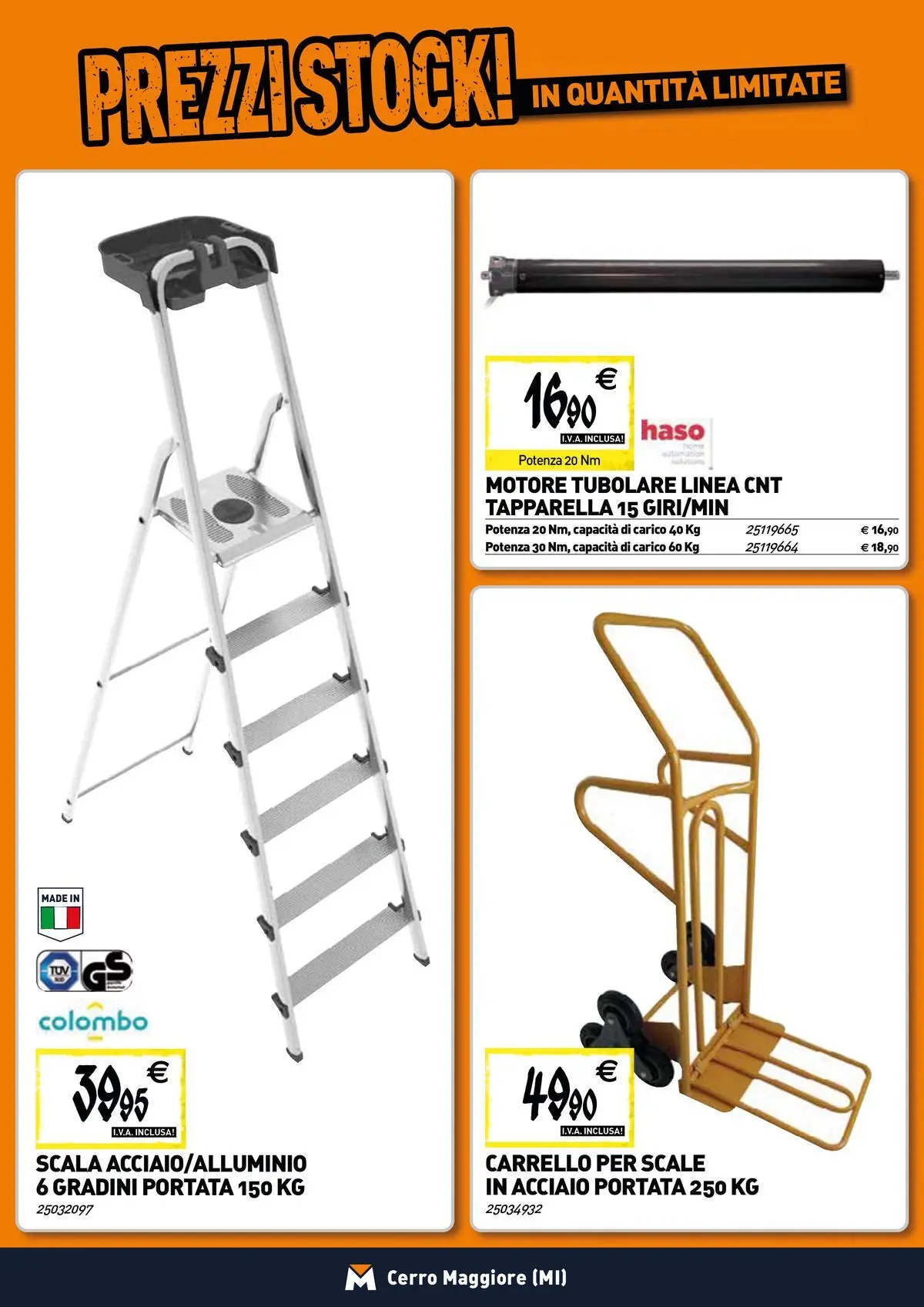 Nuovo TECNOMAT - Straordinari prezzi stock! dal 19/02/2026 > offerte anteprima 🛍️ | Pagina: 18 | Prodotti: Carrello, Scala