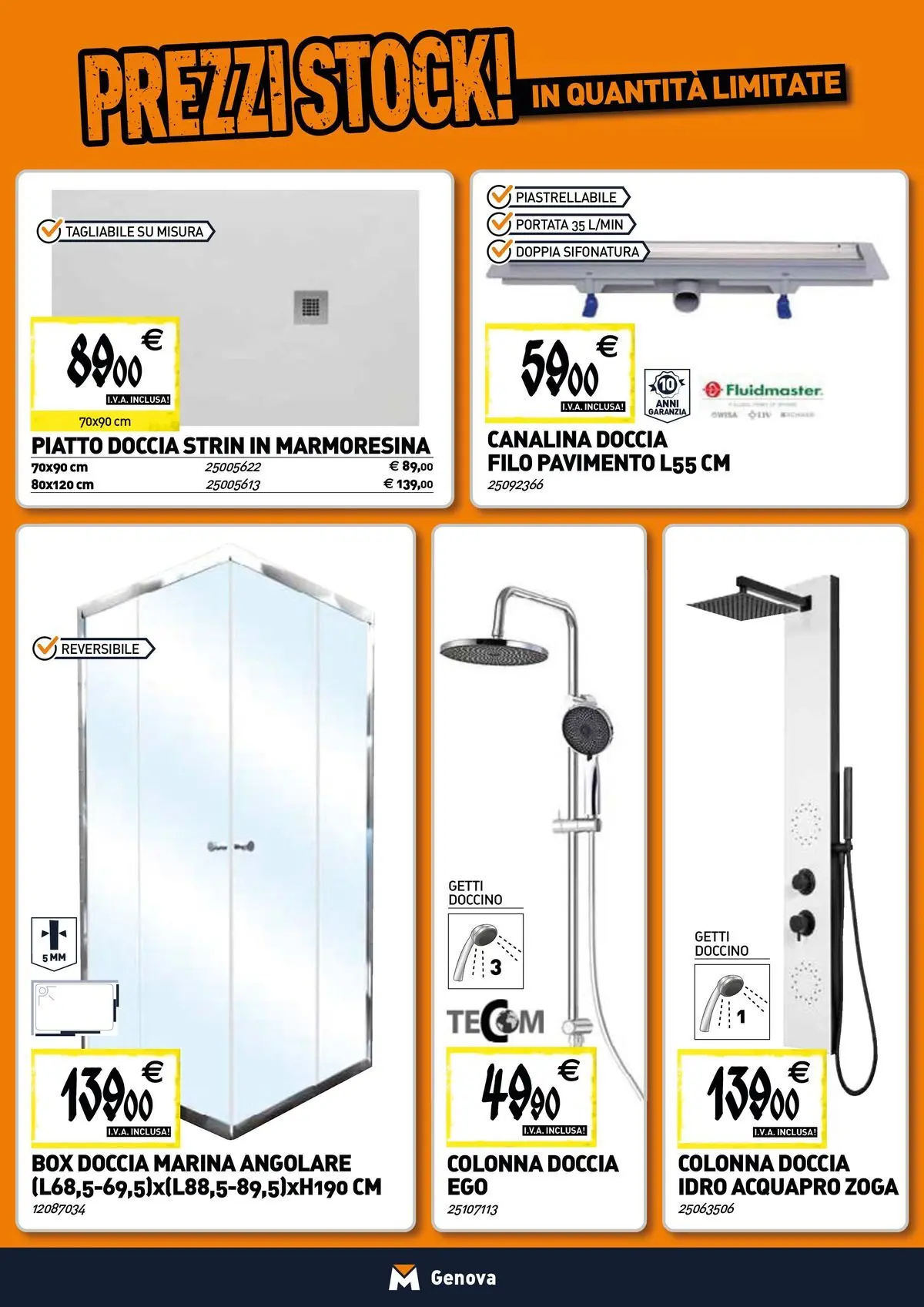 Nuovo TECNOMAT - Straordinari prezzi stock! dal 19/02/2026 > offerte anteprima 🛍️ | Pagina: 2 | Prodotti: Pavimento, Box doccia, Piatto, Doccia