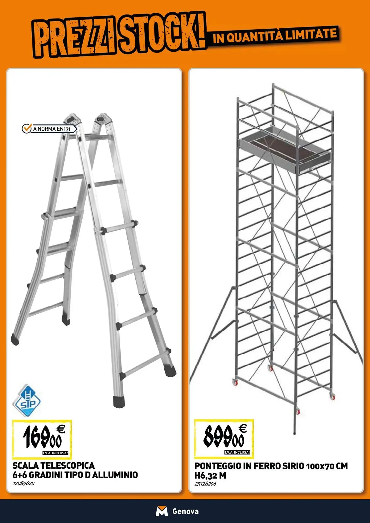 Nuovo TECNOMAT - Straordinari prezzi stock! dal 19/02/2026 > offerte anteprima 🛍️ | Pagina: 16 | Prodotti: Scala, Alluminio