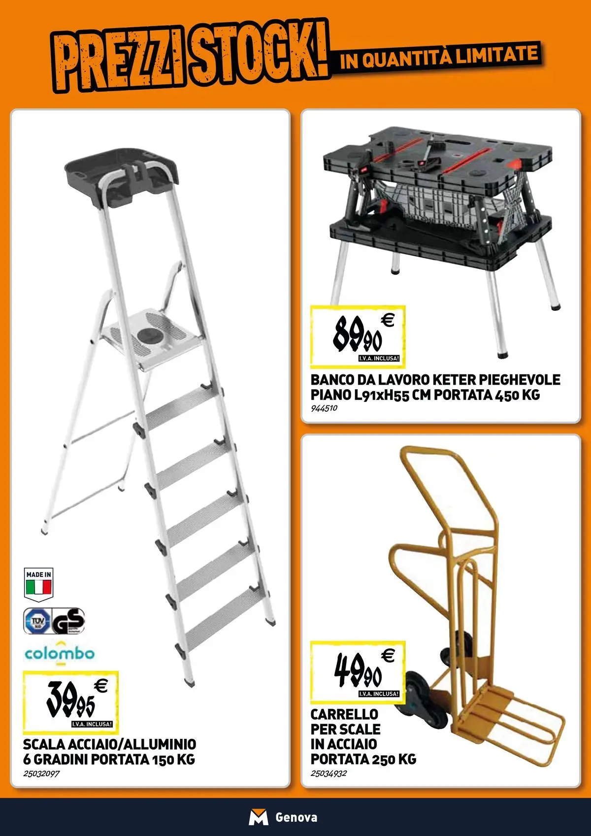 Nuovo TECNOMAT - Straordinari prezzi stock! dal 19/02/2026 > offerte anteprima 🛍️ | Pagina: 17 | Prodotti: Carrello, Scala