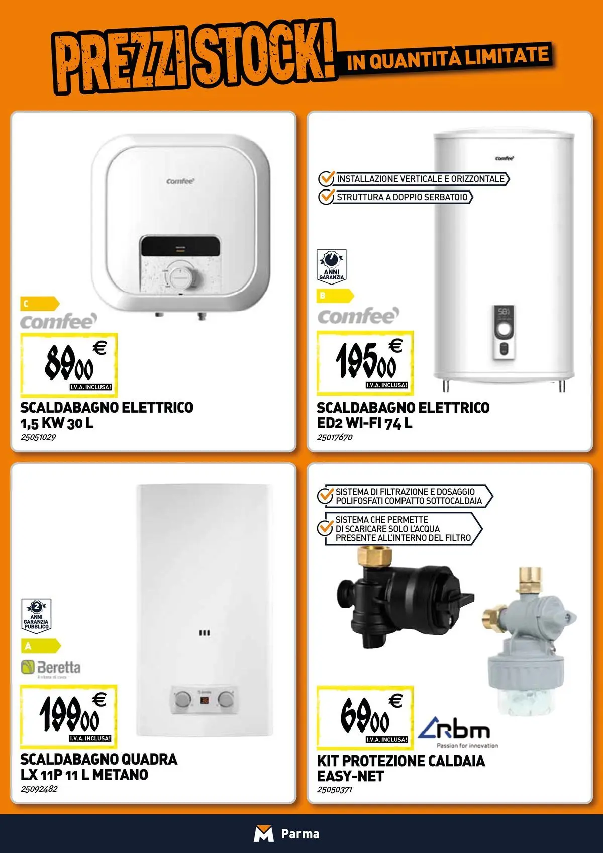 Nuovo Tecnomat catalogo Parma dal 19/02/2026 > offerte anteprima 🛍️ | Pagina: 7 | Prodotti: Scaldabagno, Caldaia