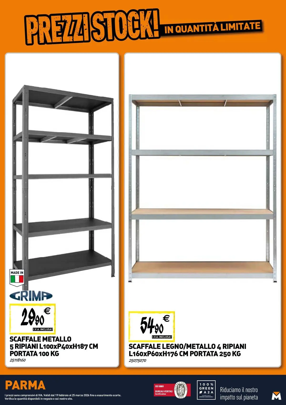 Nuovo Tecnomat catalogo Parma dal 19/02/2026 > offerte anteprima 🛍️ | Pagina: 18 | Prodotti: Scaffale