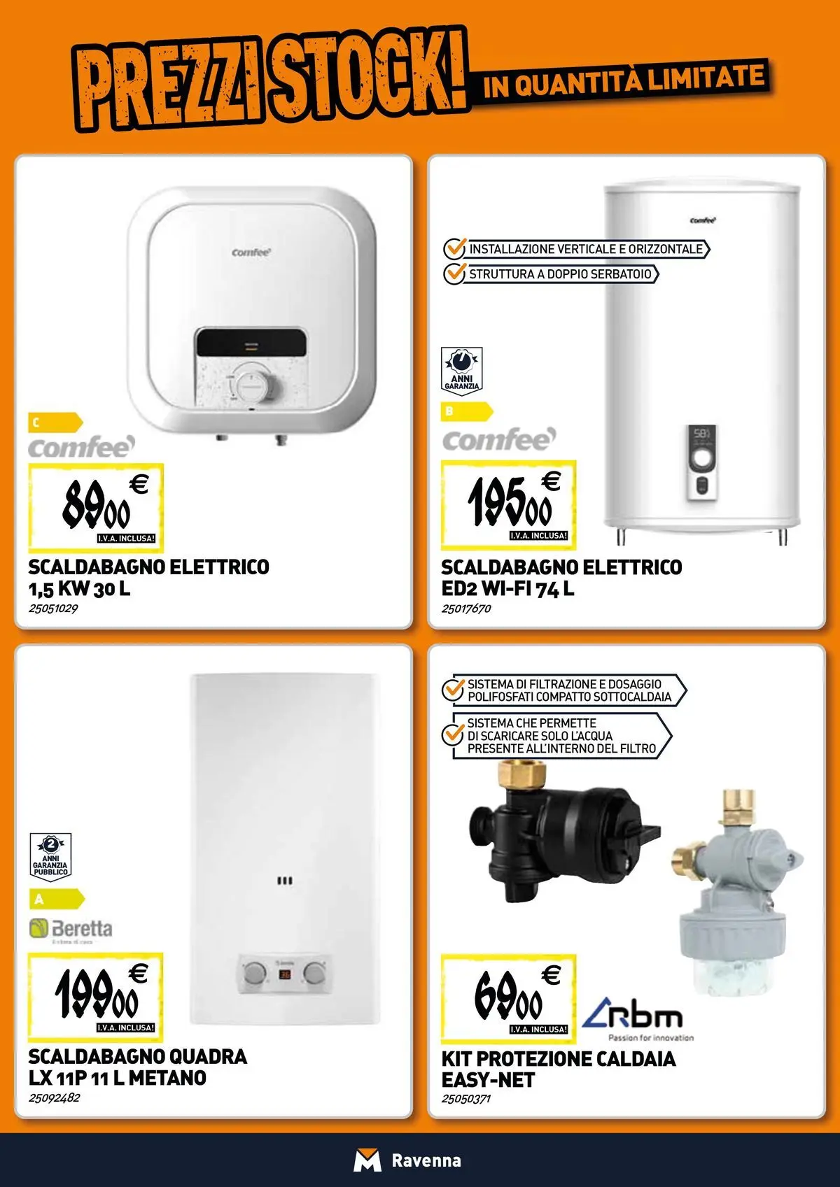 Nuovo TECNOMAT - Straordinari prezzi stock! dal 19/02/2026 > offerte anteprima 🛍️ | Pagina: 7 | Prodotti: Scaldabagno, Caldaia