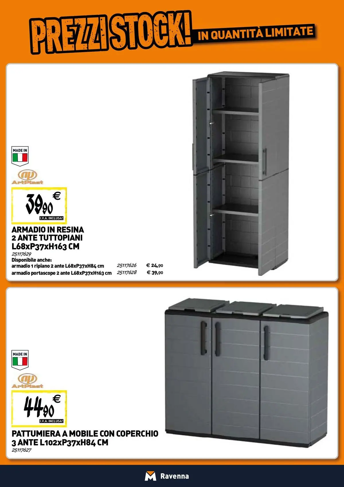 Nuovo TECNOMAT - Straordinari prezzi stock! dal 19/02/2026 > offerte anteprima 🛍️ | Pagina: 19 | Prodotti: Ripiano, Mobile, Pattumiera, Armadio