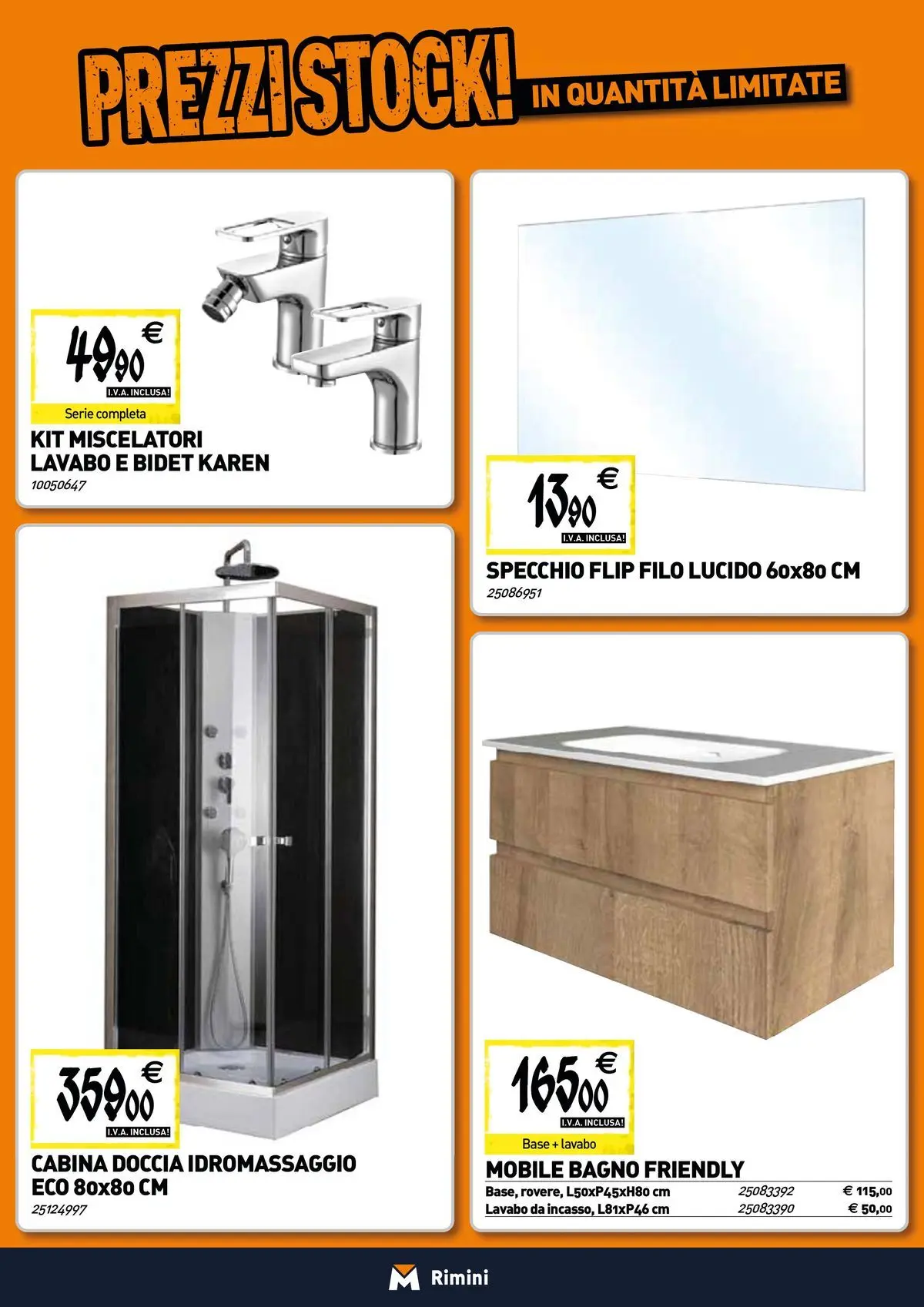 Nuovo TECNOMAT - Straordinari prezzi stock! dal 19/02/2026 > offerte anteprima 🛍️ | Pagina: 3 | Prodotti: Mobile, Bagno, Doccia, Specchio