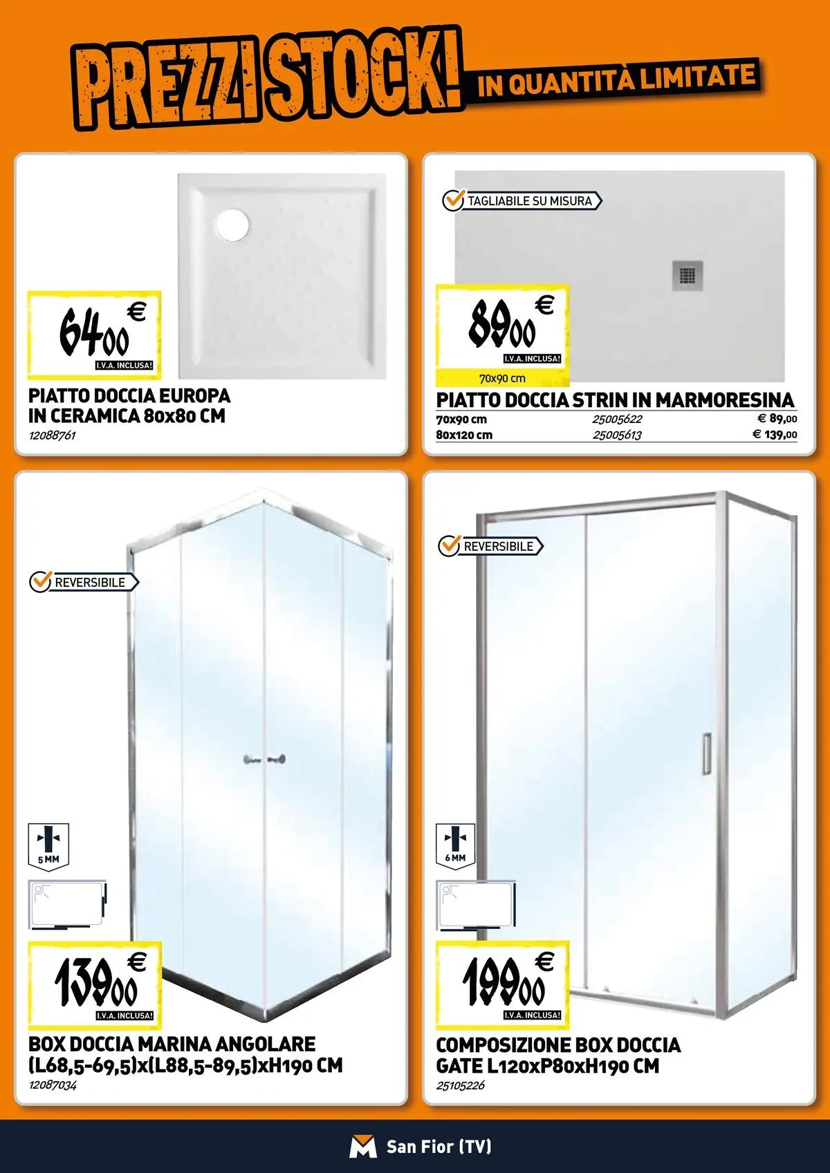 Nuovo TECNOMAT - Straordinari prezzi stock! dal 19/02/2026 > offerte anteprima 🛍️ | Pagina: 2 | Prodotti: Box doccia, TV, Piatto, Doccia