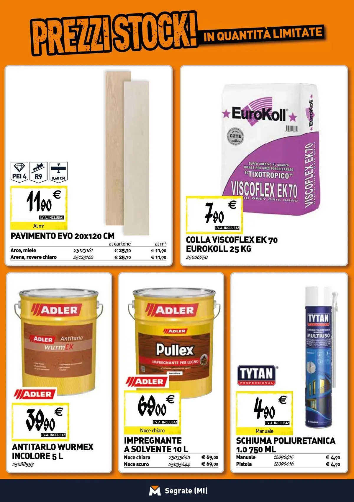 Nuovo TECNOMAT - Straordinari prezzi stock! dal 19/02/2026 > offerte anteprima 🛍️ | Pagina: 12 | Prodotti: Pavimento, Impregnante, Colla, Miele