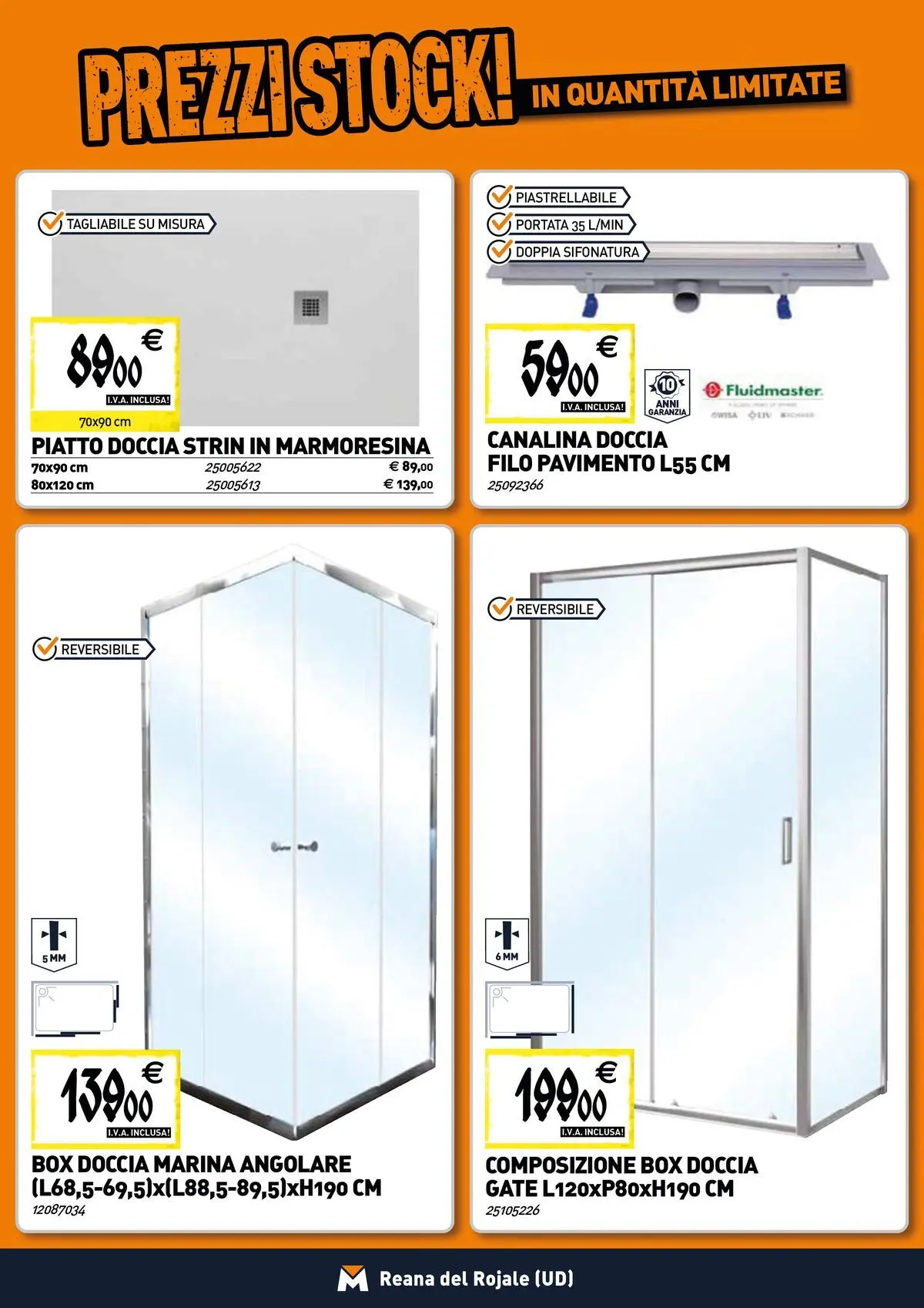 Nuovo TECNOMAT - Straordinari prezzi stock! dal 19/02/2026 > offerte anteprima 🛍️ | Pagina: 2 | Prodotti: Pavimento, Box doccia, Piatto, Doccia