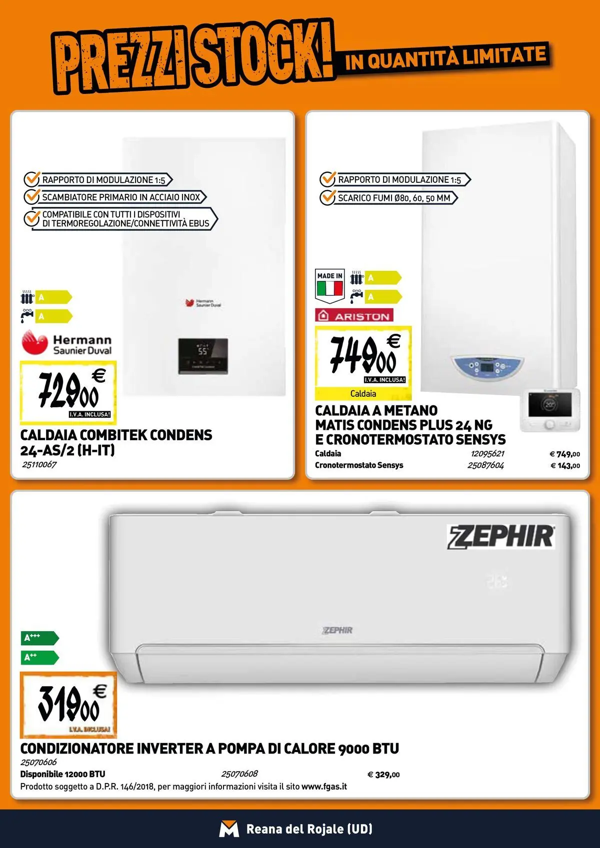 Nuovo TECNOMAT - Straordinari prezzi stock! dal 19/02/2026 > offerte anteprima 🛍️ | Pagina: 8 | Prodotti: Caldaia, Condizionatore