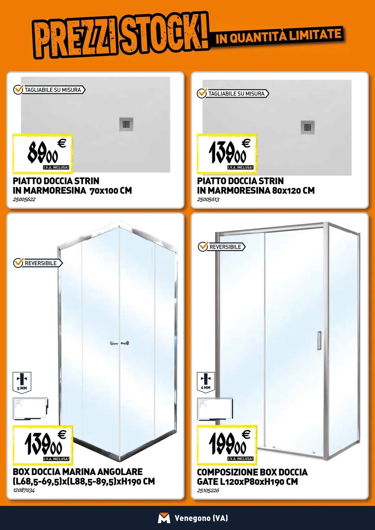 Nuovo TECNOMAT - Straordinari prezzi stock! dal 19/02/2026 > offerte anteprima 🛍️ | Pagina: 2 | Prodotti: Box doccia, Piatto, Doccia