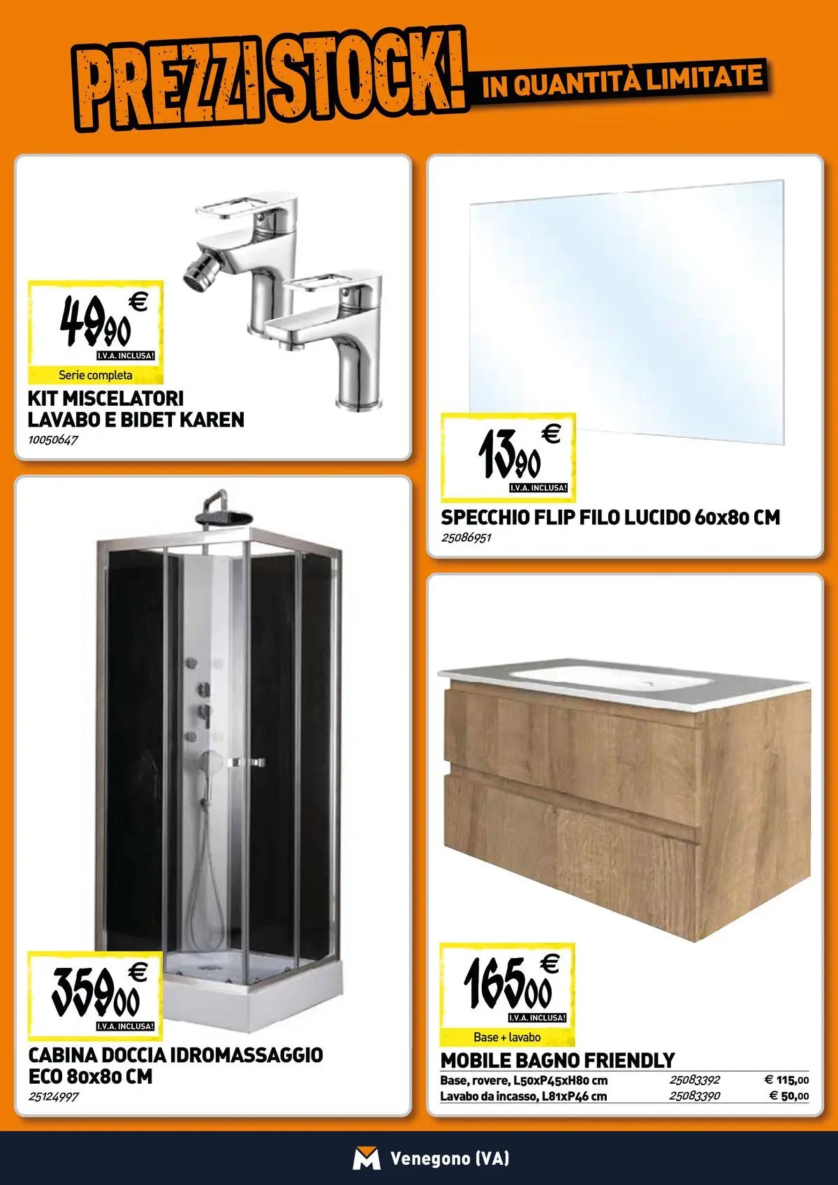 Nuovo TECNOMAT - Straordinari prezzi stock! dal 19/02/2026 > offerte anteprima 🛍️ | Pagina: 3 | Prodotti: Mobile, Bagno, Doccia, Specchio