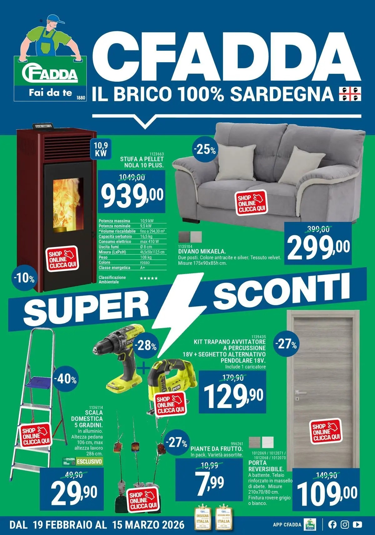 Nuovo CFadda - Super Sconti Febbraio dal 18/02/2026 > offerte anteprima 🛍️ | Pagina: 1