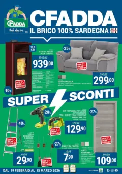 Anteprima del volantino CFadda - Super Sconti Febbraio valido a partire dal 18.02.2026