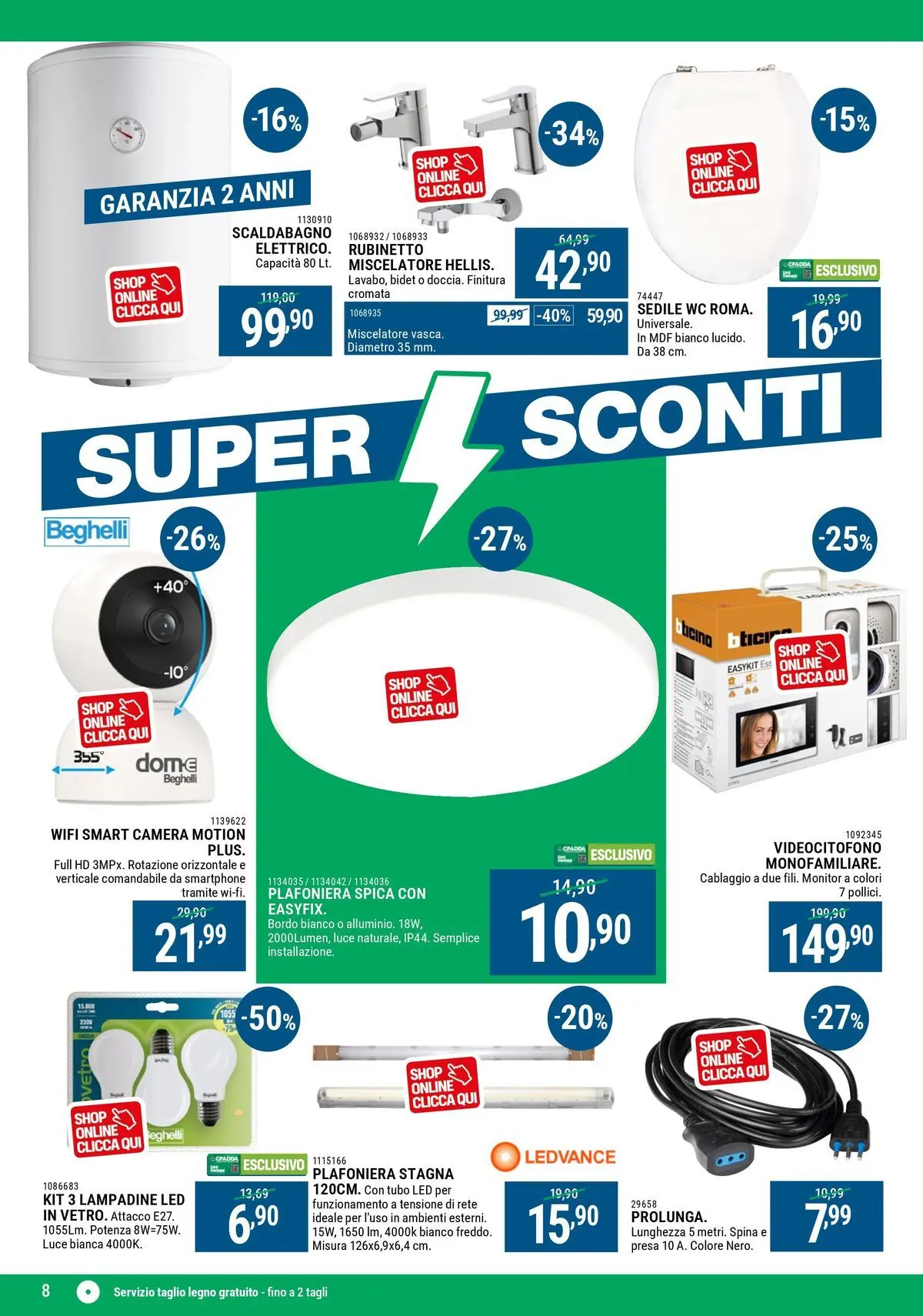 Nuovo CFadda - Super Sconti Febbraio dal 18/02/2026 > offerte anteprima 🛍️ | Pagina: 8