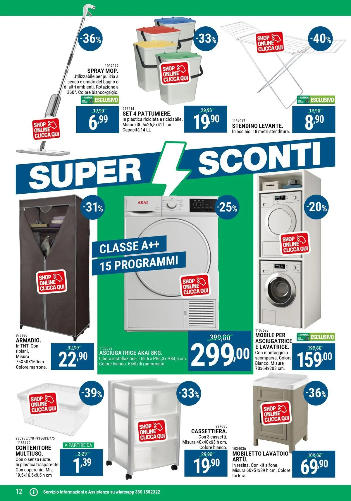Nuovo CFadda - Super Sconti Febbraio dal 18/02/2026 > offerte anteprima 🛍️ | Pagina: 12