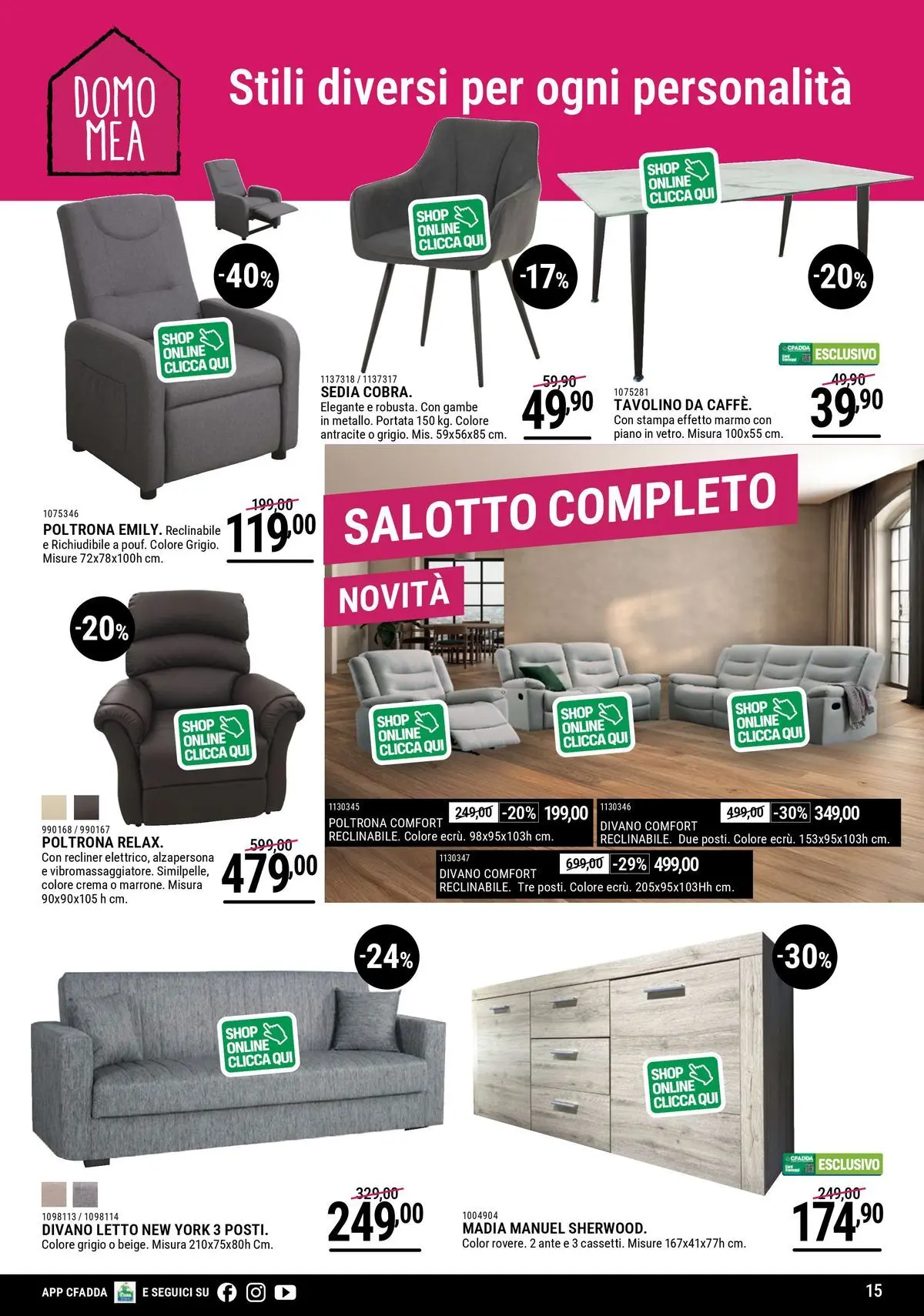 Nuovo CFadda - Super Sconti Febbraio dal 18/02/2026 > offerte anteprima 🛍️ | Pagina: 15