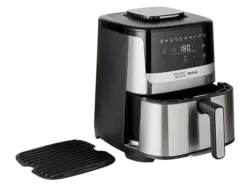 Tefal EY55JD Jamie Oliver Quiet & Easy Hei&szlig;luftfritteuse 5 l, 1670 Watt, Schwarz